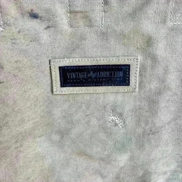 Vintage Addiction Refurbished Army Canvas Tote Bag - Picture 5 of 10